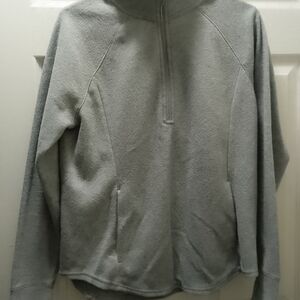 Old Navy Women's Gray Quarter-Zip Sweatshirt